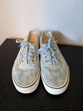 Vans Light Blue Tie-Dye Canvas Sneakers